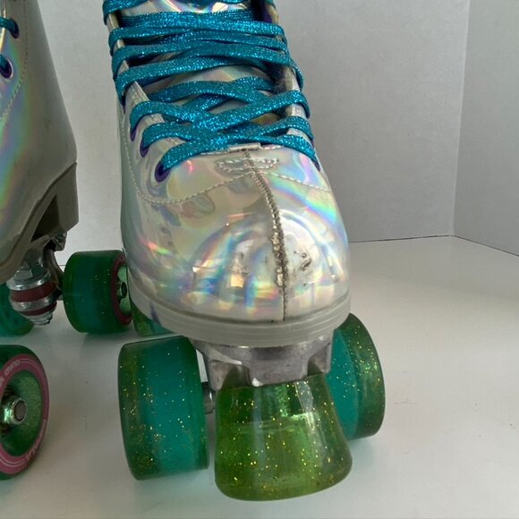 Impala Women's Holographic Roller skates, Sz 7 - Picture 4 of 8